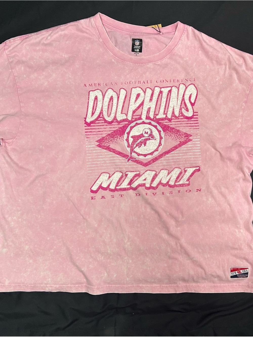 Miami Dolphins Pink Graphic Tee
